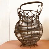 Vintage metal basket