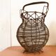 Vintage metal basket