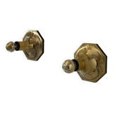 Pair of vintage brass sconces by Motoko Ishii for Staff Leucthen, 1970s