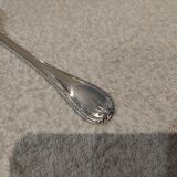 Silver-plated consommé spoon by Christofle Malmaison silversmiths, 16.1cm