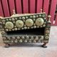 Pakistan, Punjab region. Old small tea table with traditional décor