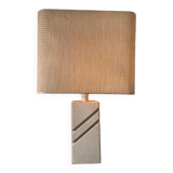 Lamp in carved limestone 1970/80