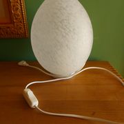 Glass egg lamp