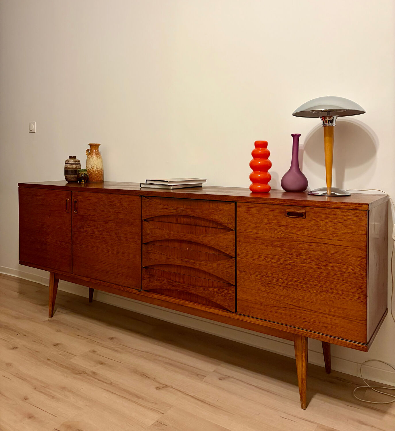 Vintage Scandinavian sideboard, French design from the 1950s/60s.