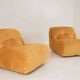 LOUNGE CHAIR NEWLY REUPHOLSTERED IN VELVETY FABRIC