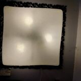 ARTELUCE square wall light in Murano glass and metal from the 70s/80s