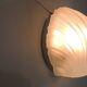 Vintage white opaline glass shell wall light – Ann wall lamp