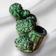 Spaghetti Noodles Ceramic Poodle Color Green Italy