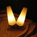 Double table lamp