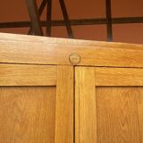 Mid Century vintage school wardrobe, Mullca Delagrave Scandinavian style, 1960s