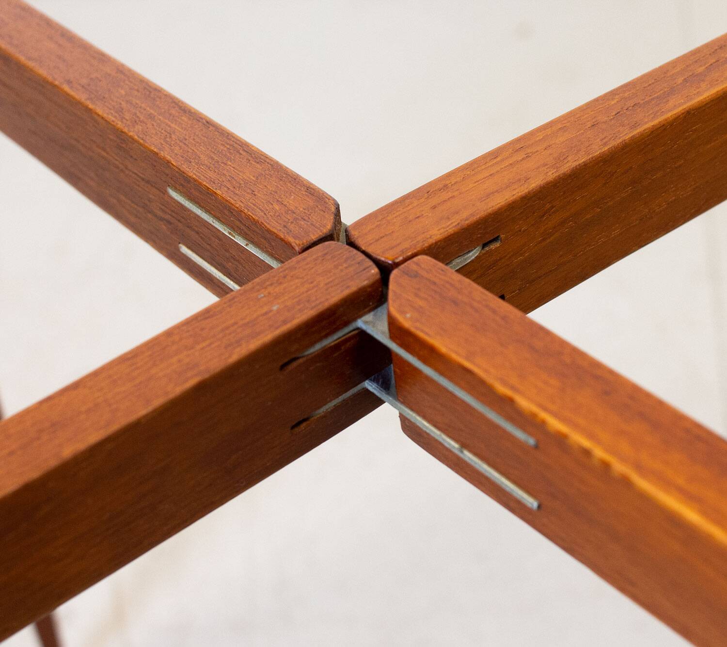 Pair of Danish Teak Model 4508 Tray Tables by Fritz Hansen, 1950s