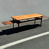 Bramin denmark coffee table, scandinavian teak design from the 60s