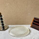 Oval pressed glass trifle art deco 1900