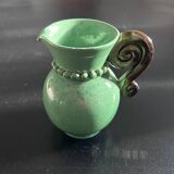 Art Deco celadon pearl pitcher