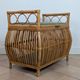 1960s rattan storage bench