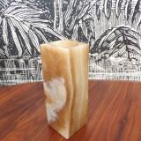 Onyx scroll vase h=20cm