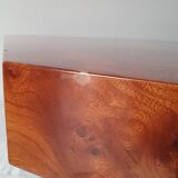 Elm burl coffee table, 70s