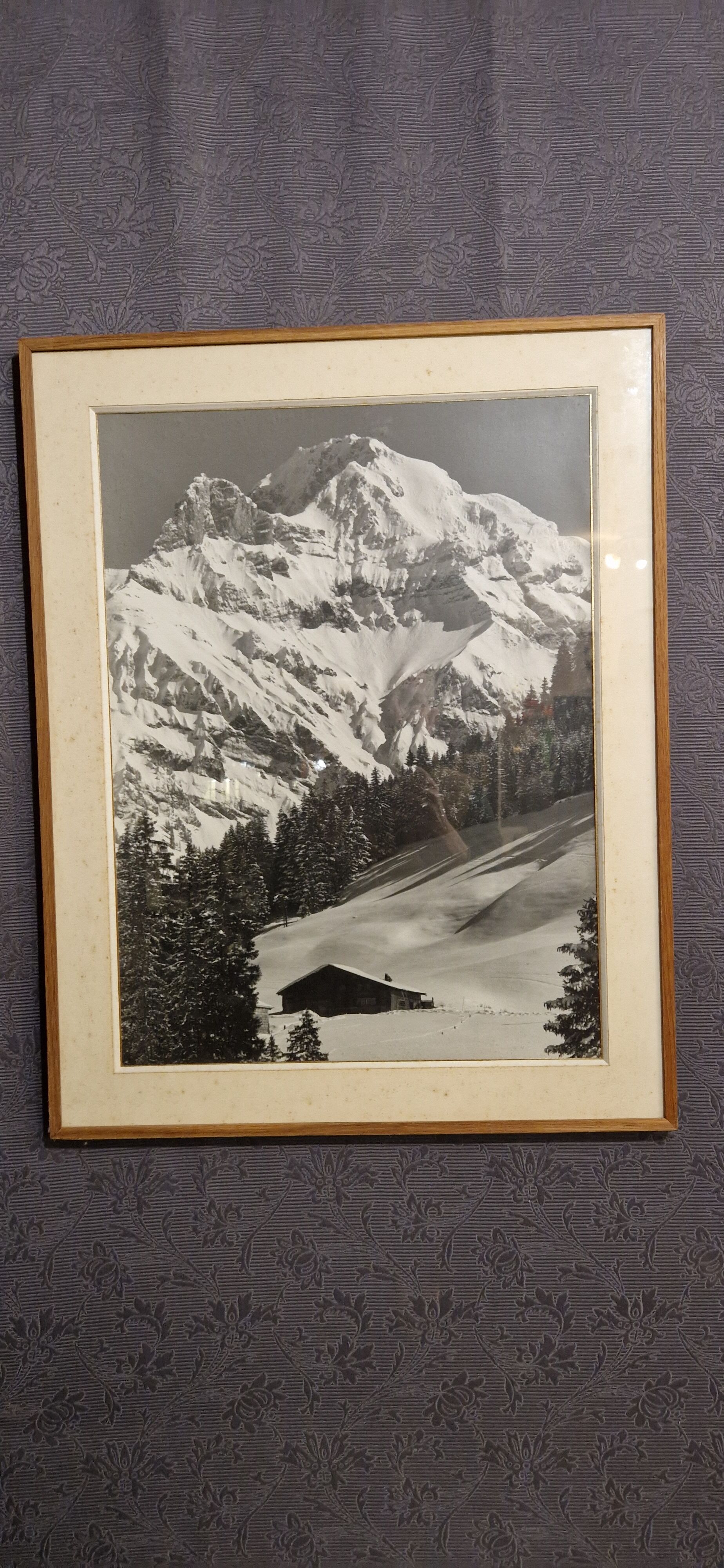 Vintage mountain photo