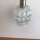 Suspension Avec Globe En Verre Vintage Système Électrique Neuf
