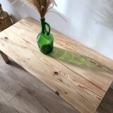 Farmhouse style coffee table, in solid pine