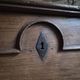 Antique marriage chest in oak / blanket chest – 18th century, Auvergne, France