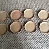 Series of 8 stoneware plates