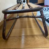 Metal and wood sledge