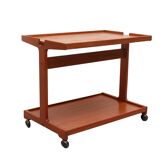 1970s serving trolley in teak