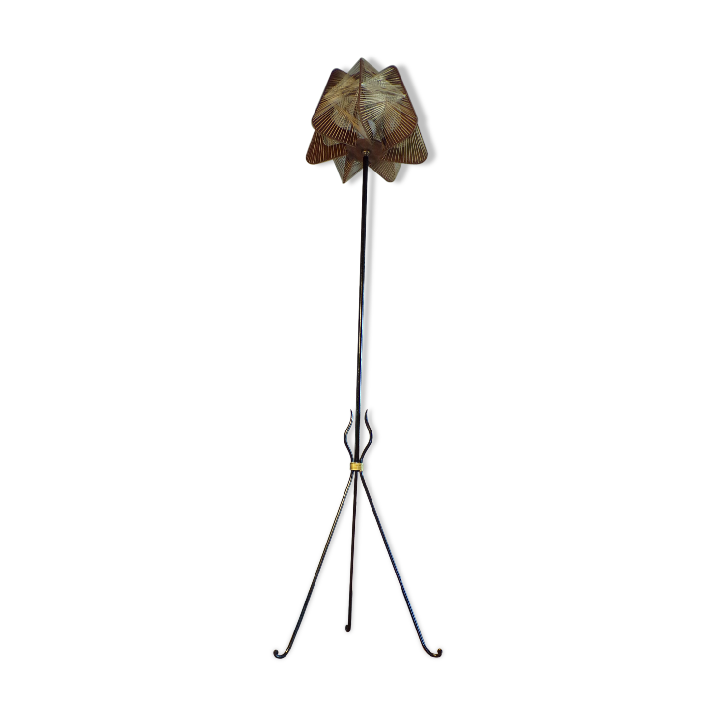 Floor lamp vintage Scandinavian wire Lampshade