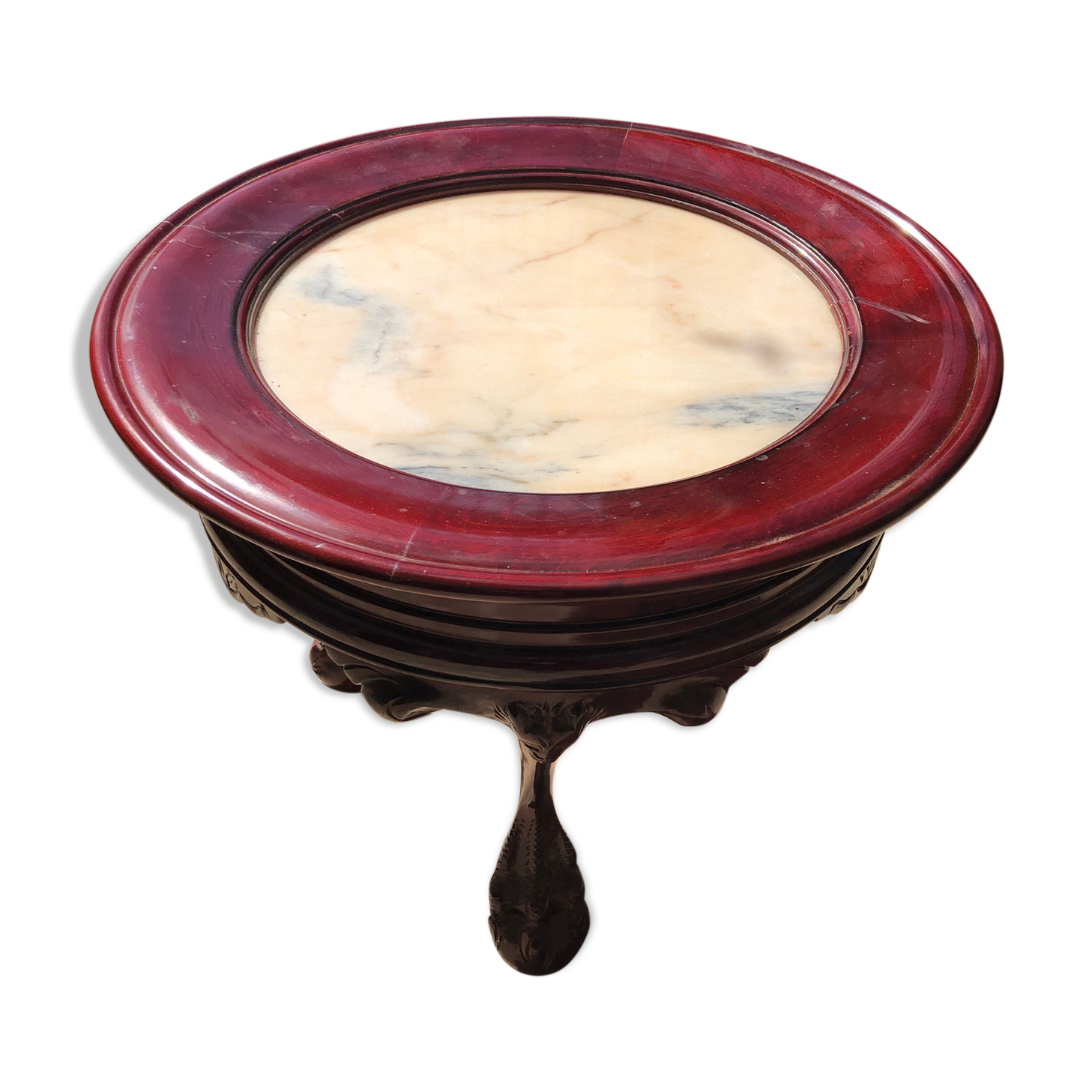 Coffee table on marble