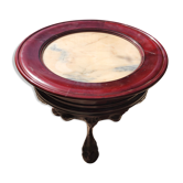 Table basse dessus marbre