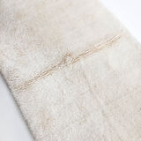 Moroccan Berber carpet blessed ouarain ecru plain 170x110cm