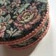 Jewelry box decorated with floral fabric