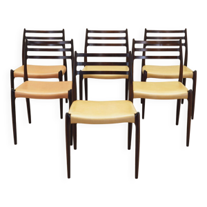 6 chaises danoises en