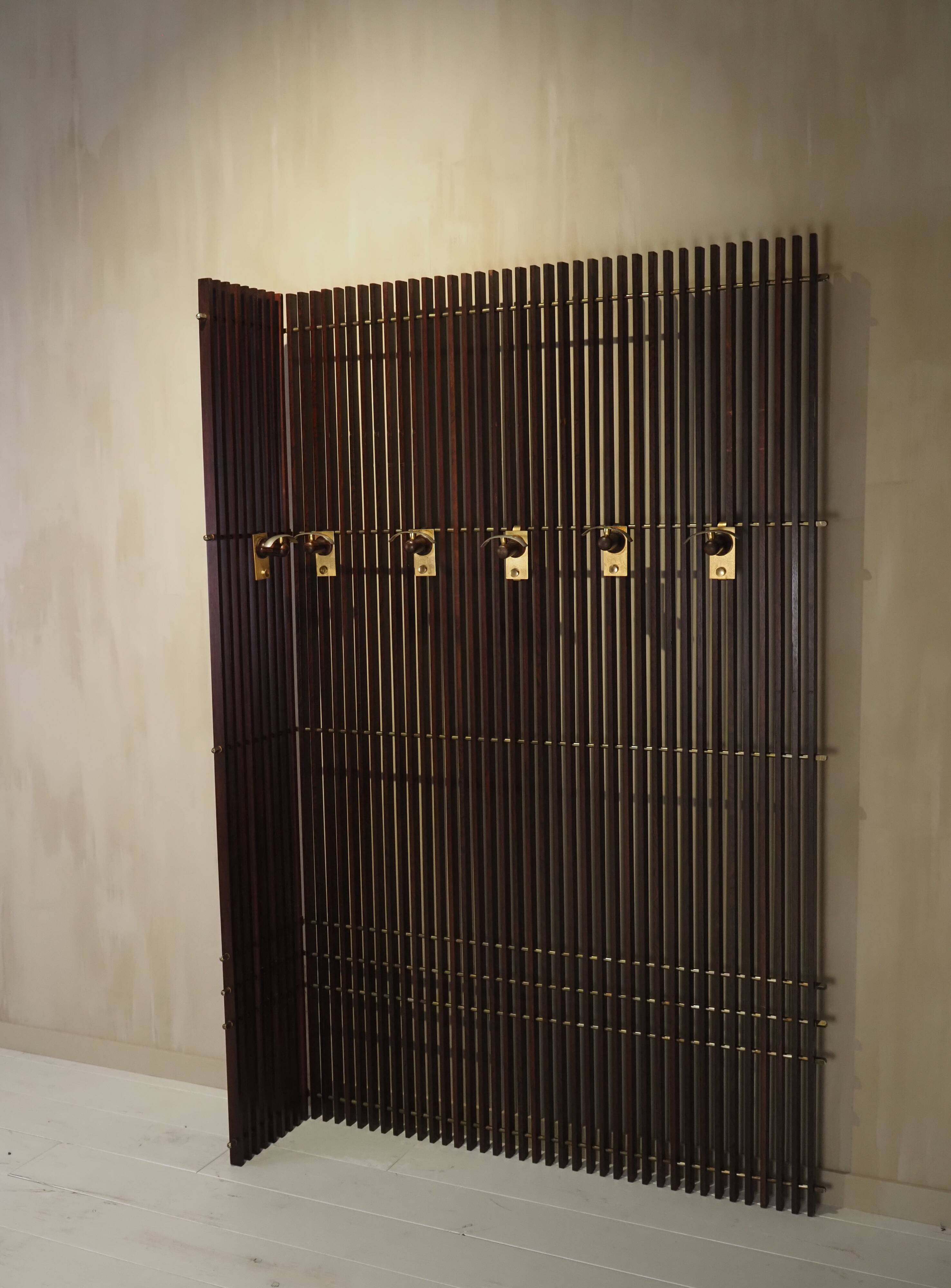 Porte-manteau modulaire italien des années 1950