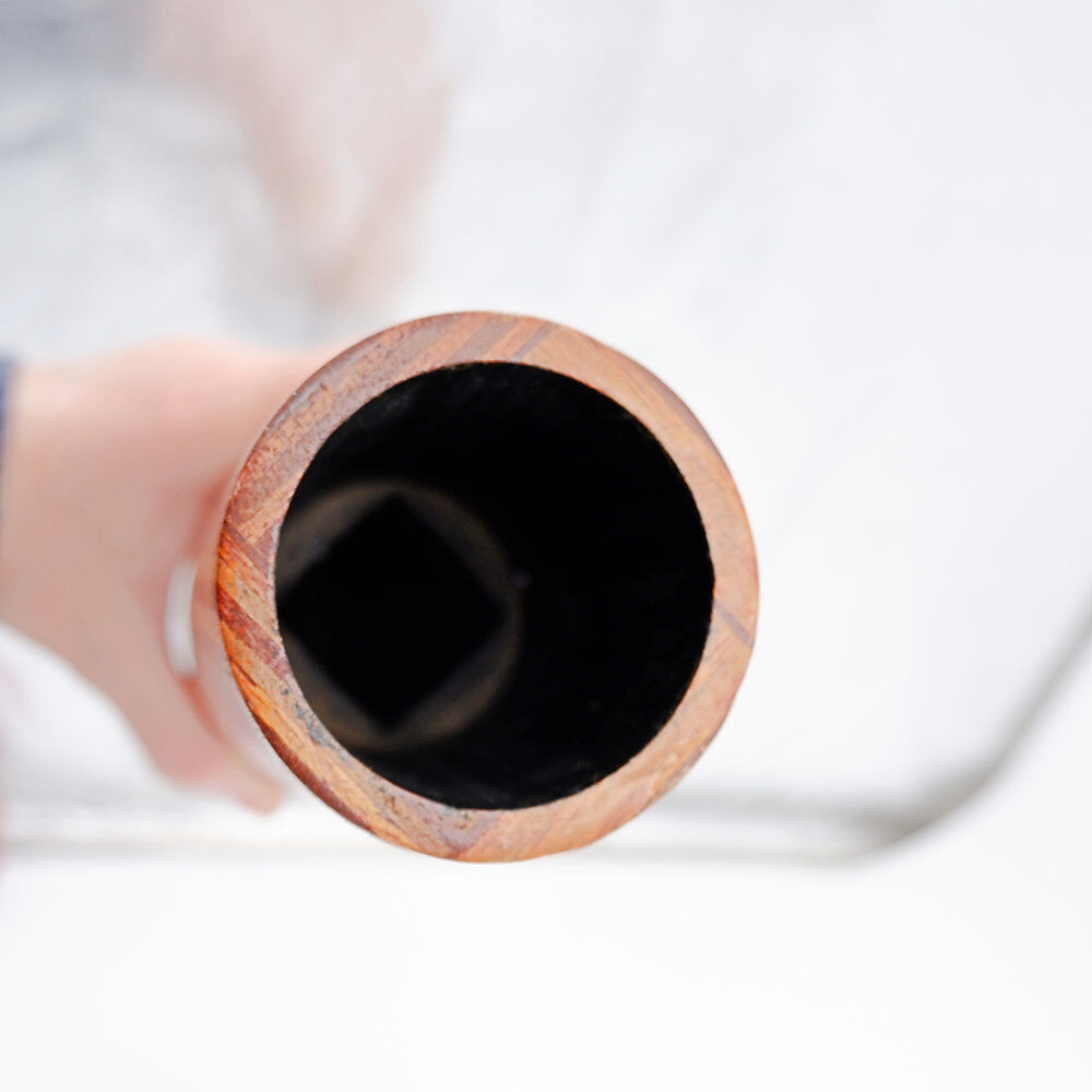 Mid-century Scandinavian wooden vase - 1960s - H:36cm