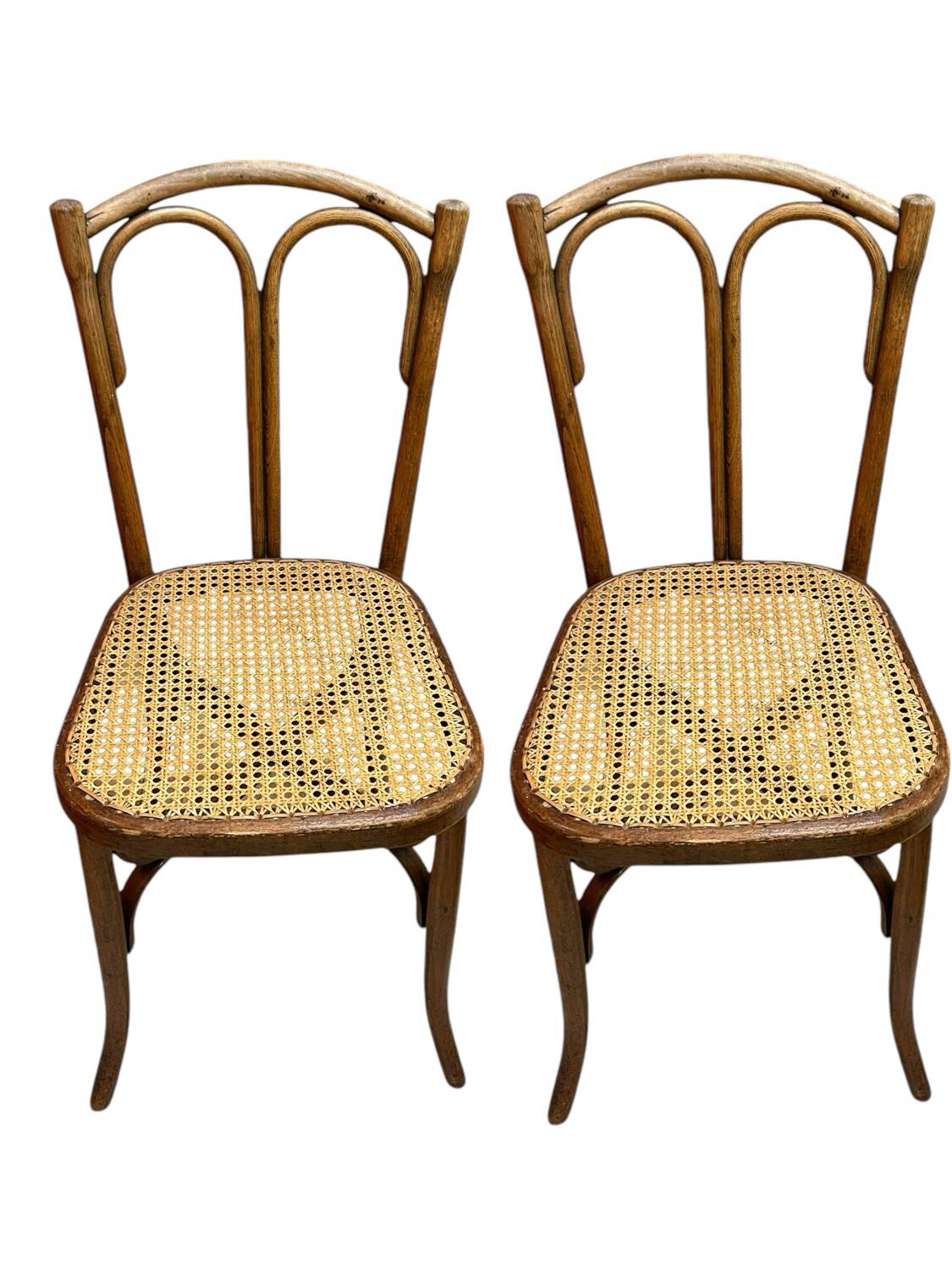 Lot de deux chaises bistrot gambier et frères