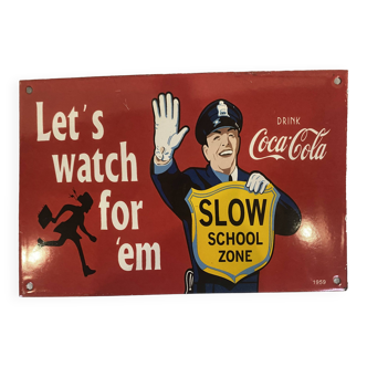“Slow school zone” sign – Coca-Cola x Traffic Cop