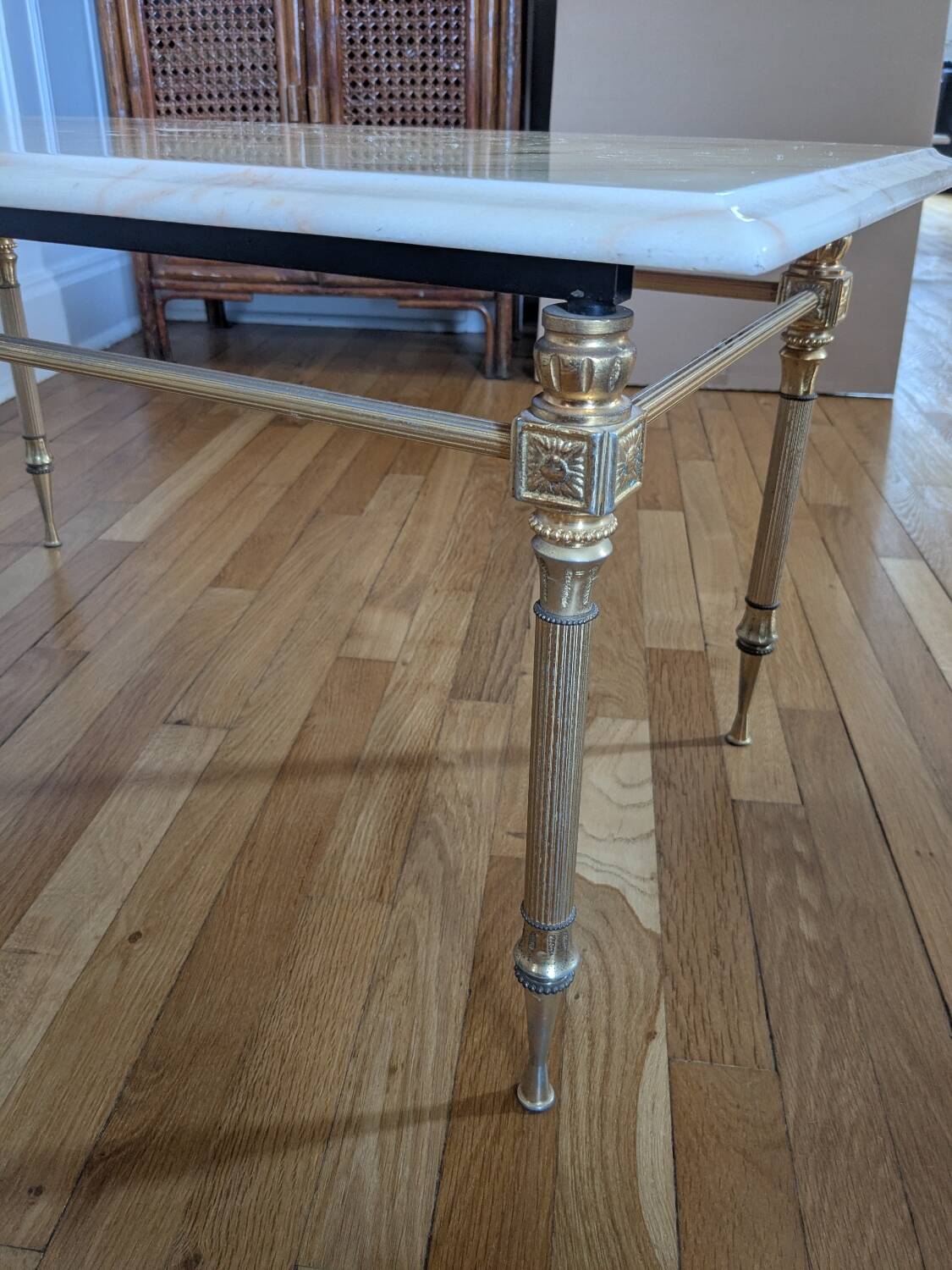 Marble coffee table