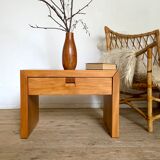 Vintage bedside tables in solid elm
