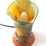 Multicoloured glass paste lamp