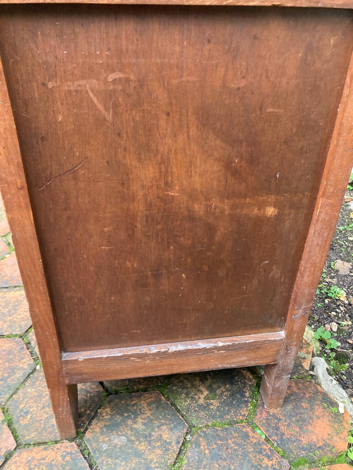 Vintage glass-fronted cabinet