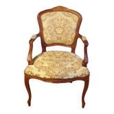 Fauteuil cabriolet de style Louis XV