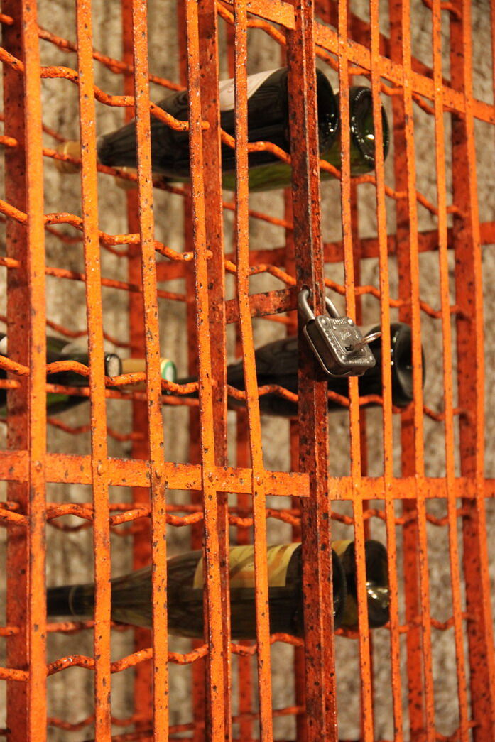 Wine cellar model cage metal cabinet