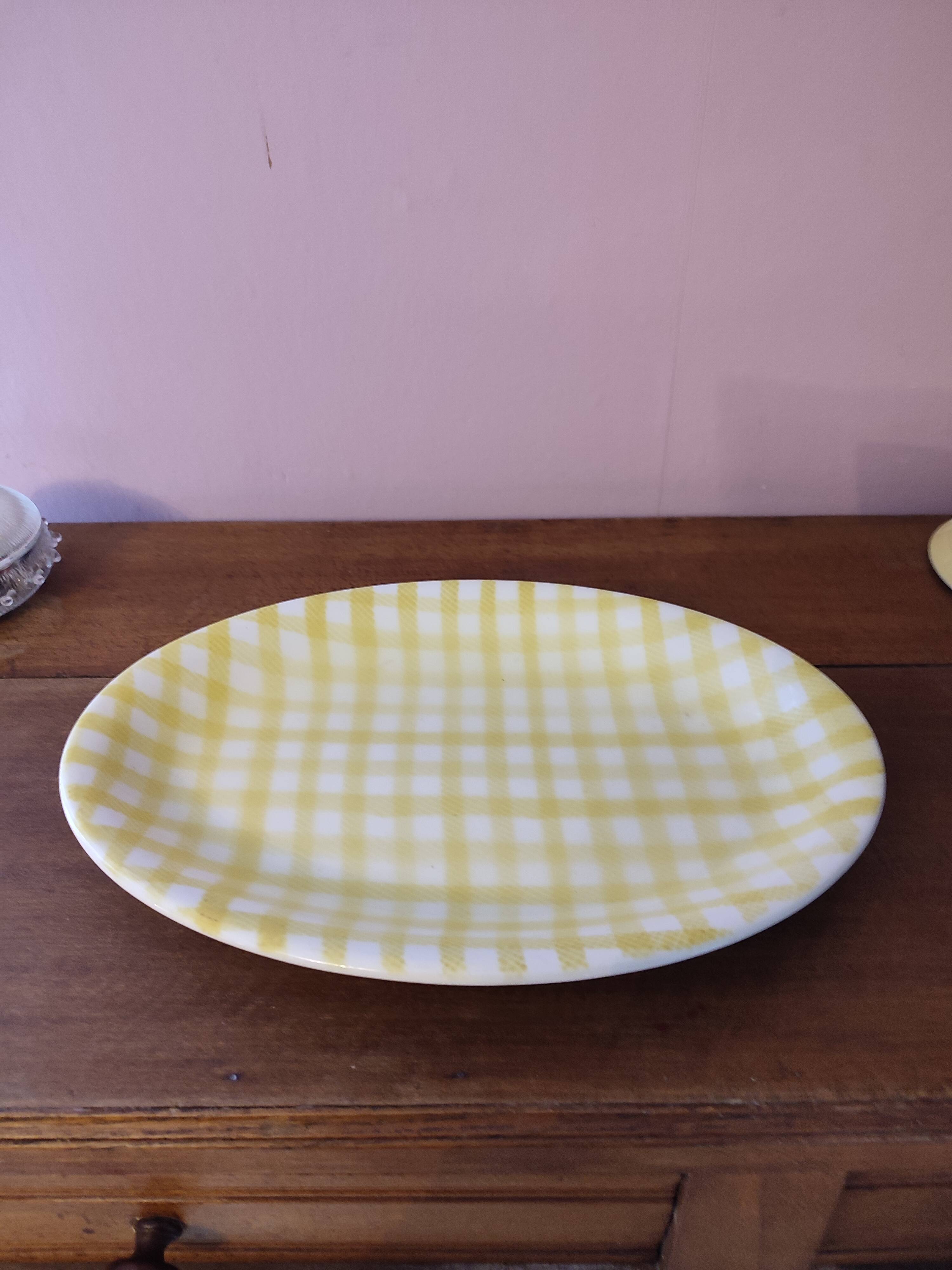 Oval ceramic dish Salins