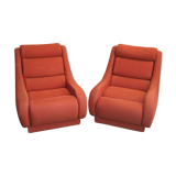 Paire de fauteuils vintage