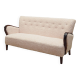 Canapé en hêtre, design danois, années 1960, production : Danemark