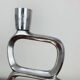 Matthew Hilton style aluminum circle candle holder, vintage design
