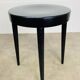 Pair of black Baumann stools, 1960s