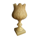 Vintage alabaster tulip lamp